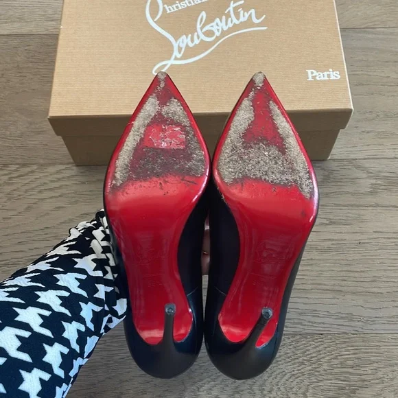 🔥SOLD🔥Christian Louboutin Black So Kate 120 Kid Size 38.5 - Picture 6 of 13